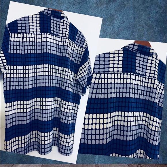 Vtg BEN SHERMAN Retro 1970s Short Sleeve Shirt - Picture 4 of 8